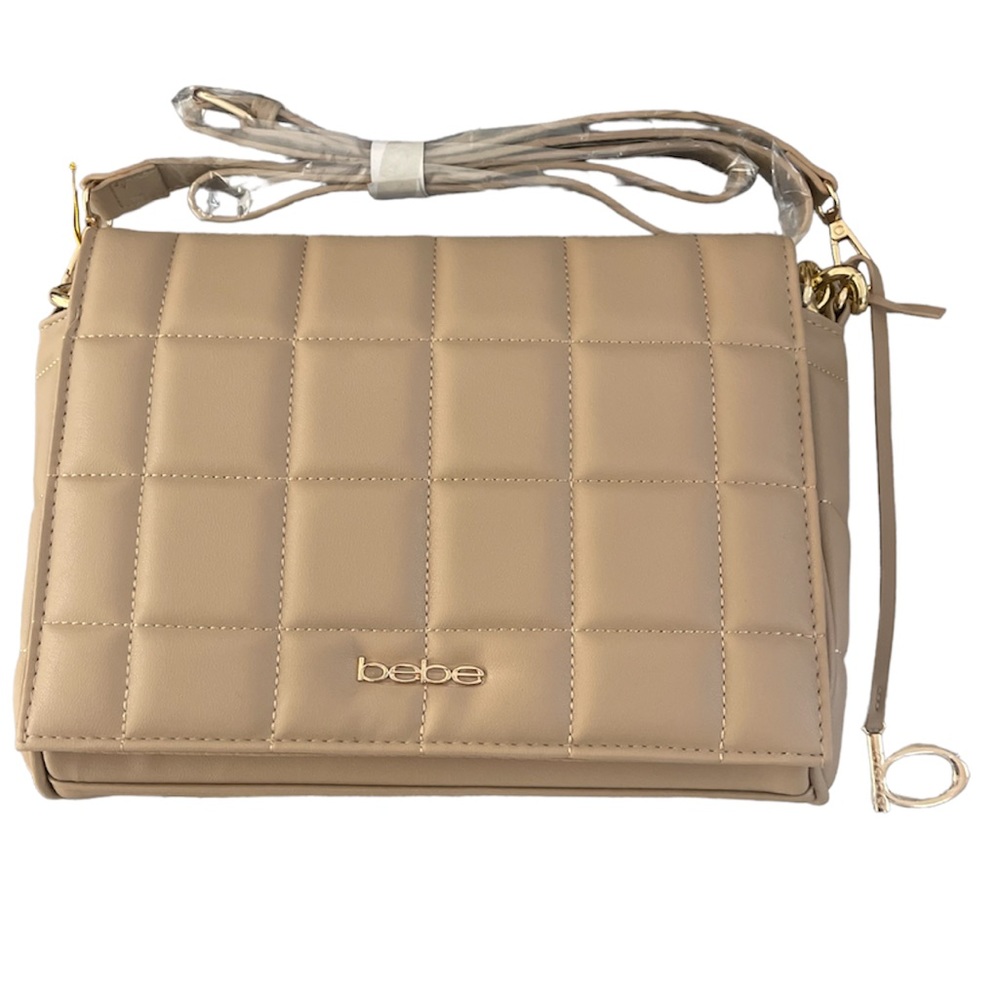 NWT BEBE CHICA LARGE SHOULDER BAG/CROSSBODY QUILTED PATTERN